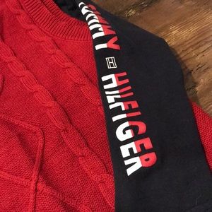 Hilfiger long sleeve Tee and Sweater Vest EUC